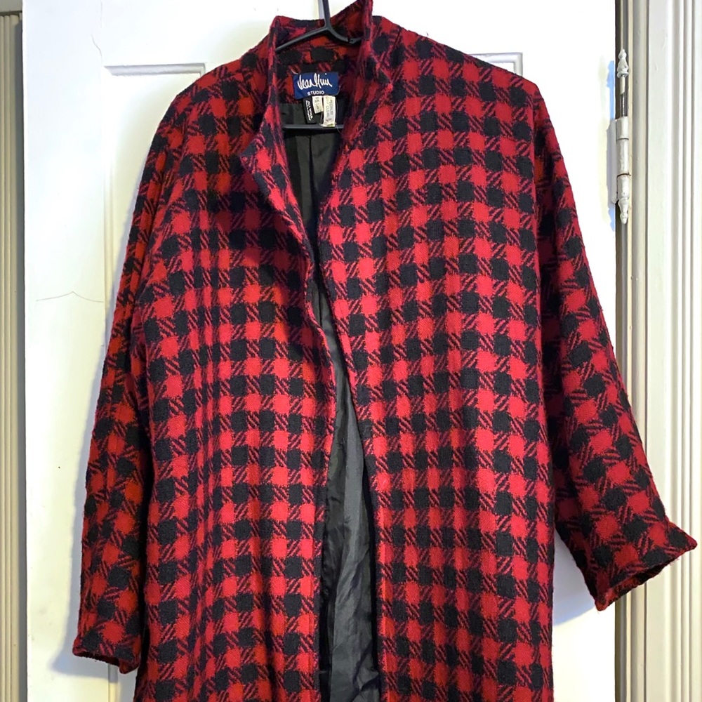 *SALE* Jean Muir vintage plaid jacket, oversized M